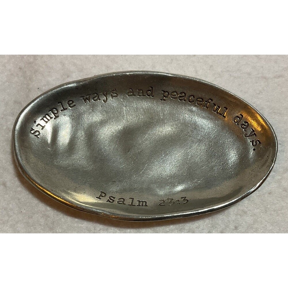 Mary And Martha Accents Trinket Dish Simple Ways & Peaceful Days